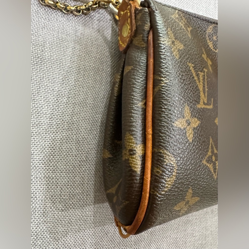 Louis Vuitton Eva Brown Monogram Clutch with Strap & original box - Picture 3 of 7
